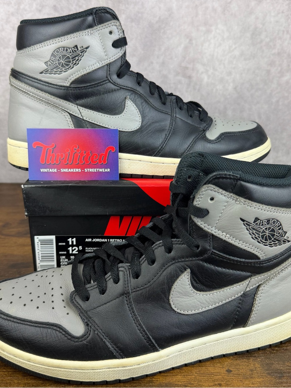 Air Jordan 1 Retro High OG Shadow 2018 Size 11 555088-013 Men’s Sneakers Rare